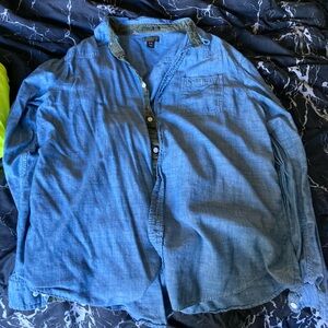 chambray/denim shirt